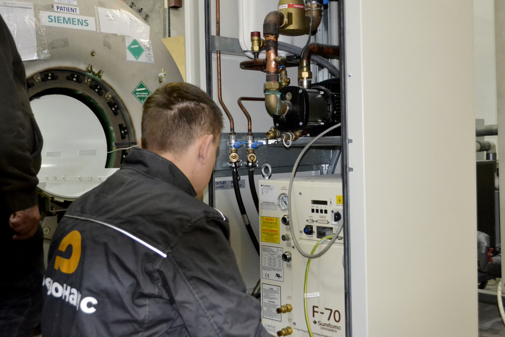 Отправка системы по проекту оснащения кабинета МРТ томографом Siemens Magnetom Amira