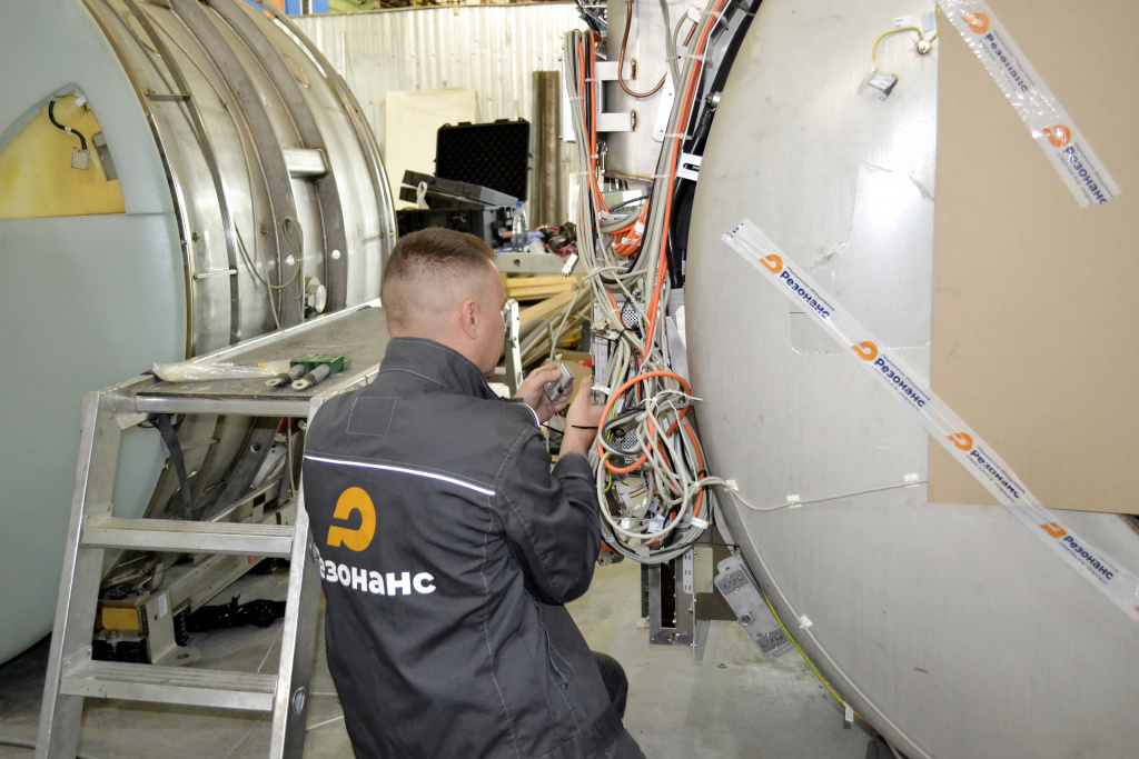Отправка системы по проекту оснащения кабинета МРТ томографом Siemens Magnetom Amira