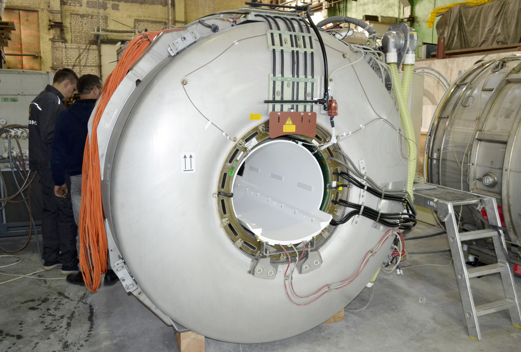 Отправка системы по проекту оснащения кабинета МРТ томографом Siemens Magnetom Amira