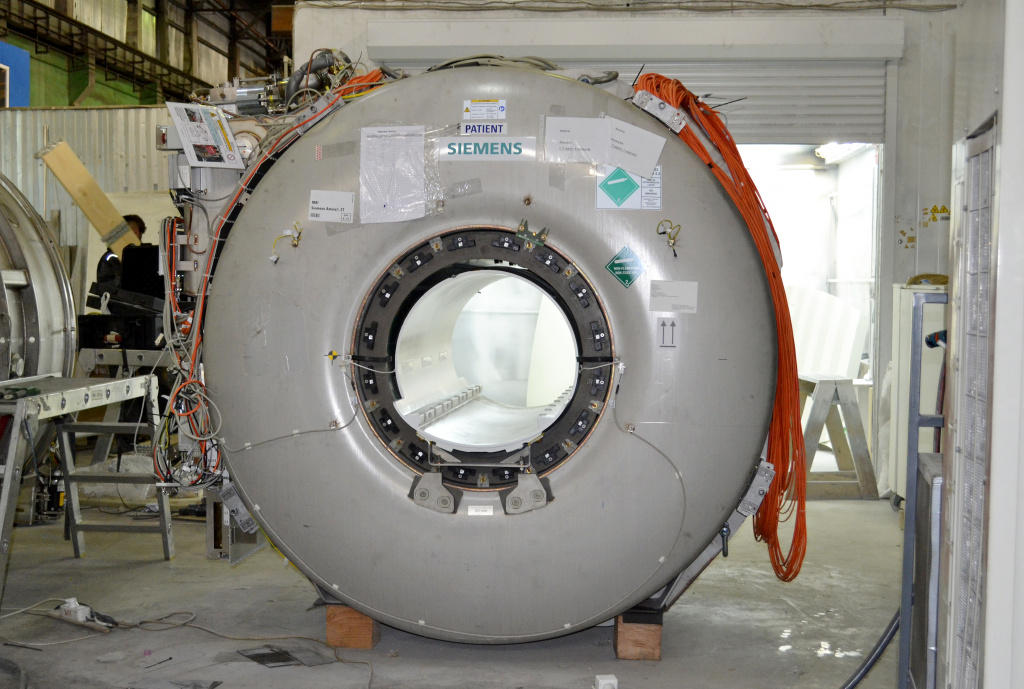 Отправка системы по проекту оснащения кабинета МРТ томографом Siemens Magnetom Amira